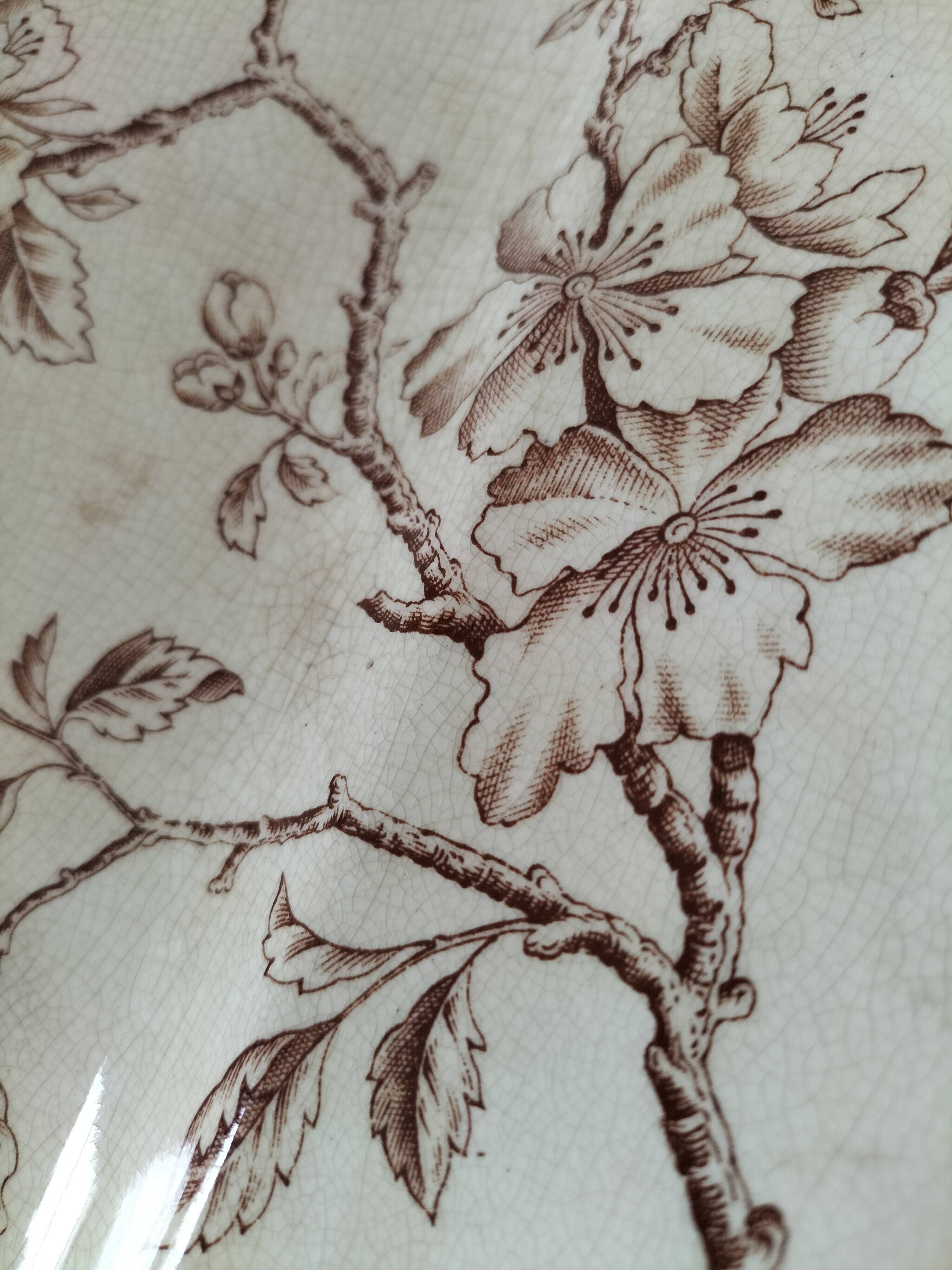 New Apple Blossom rectangular antique dish