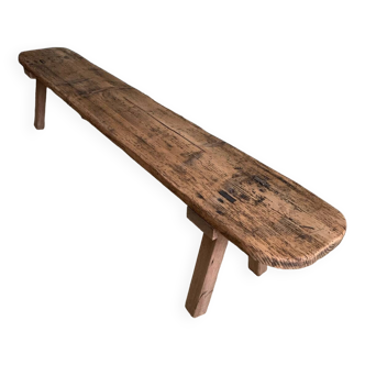 Wood bench