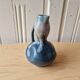 Jean-Marie MAURE - Puisaye stoneware. Flamed stoneware vase with blue decoration.