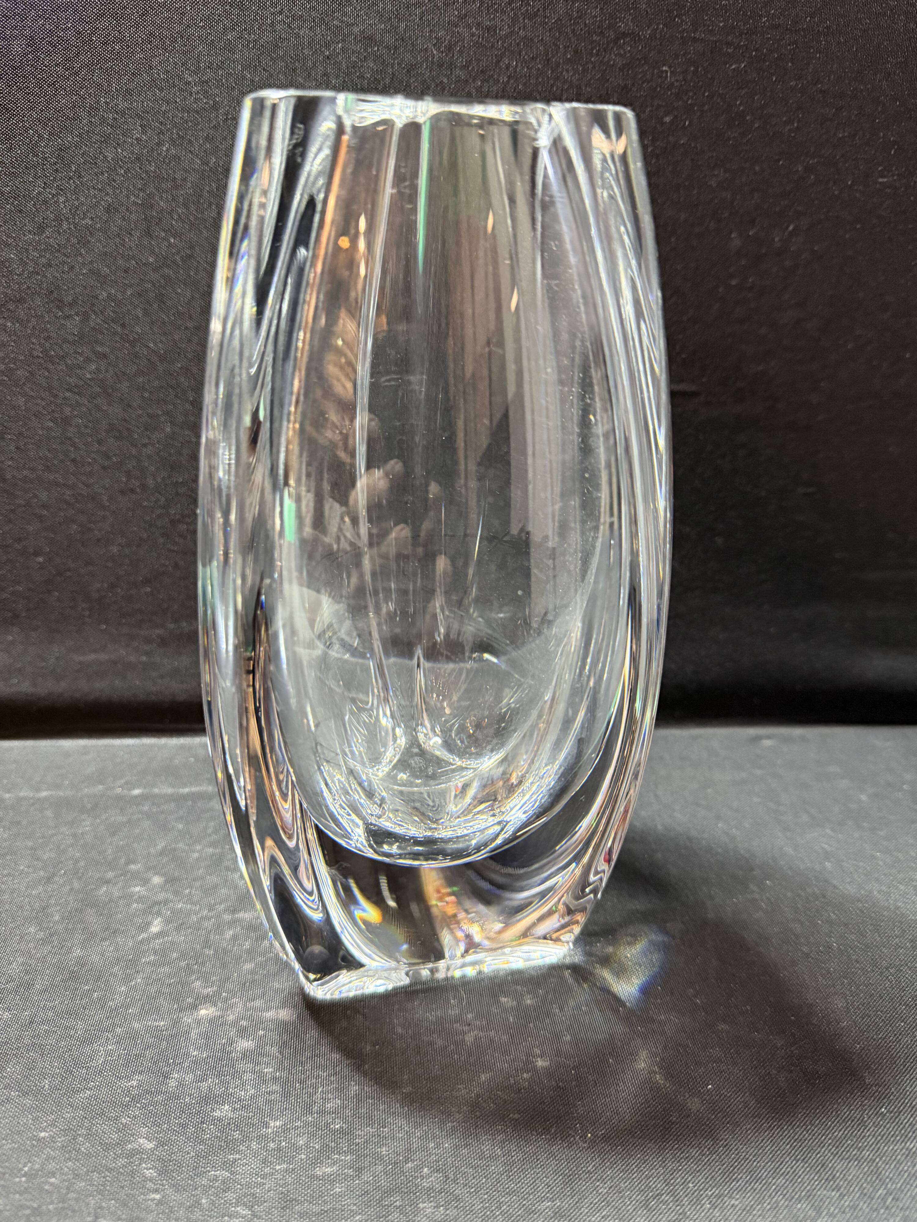 Baccarat Bouton d'or vase