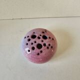 Ceramic vase flower holder Signed pictogram to be identified