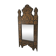 Vintage 80s Moorish style hand painted mirror
