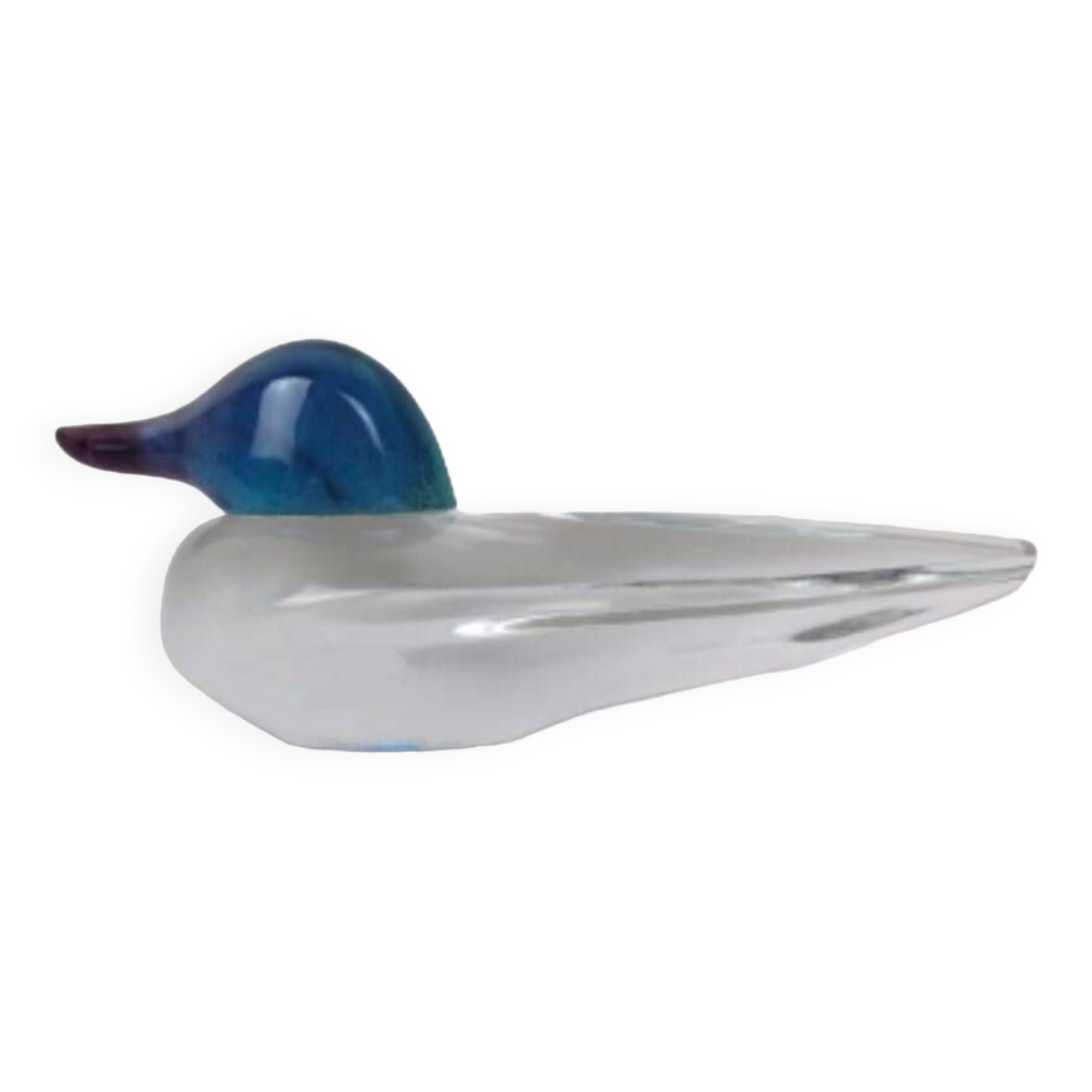 Daum duck paperweight