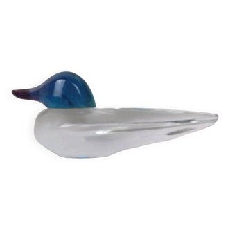 Daum duck paperweight