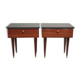 Pair of vintage bedside tables