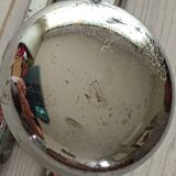 Portemanteau mural en métal chromé