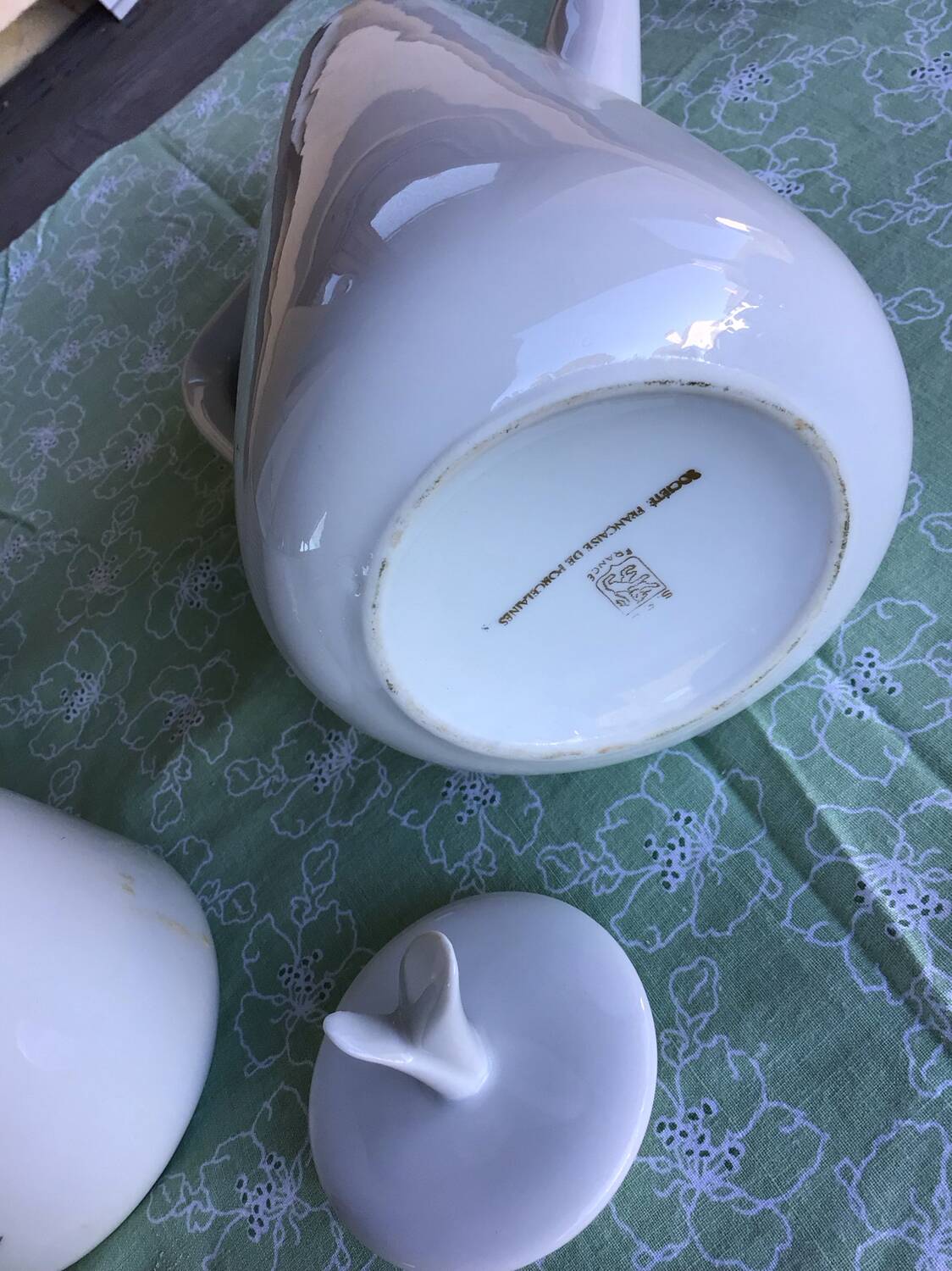 Coffee service 1960 S.F.P French porcelain company