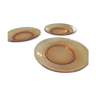 3 "vereco" plates amber