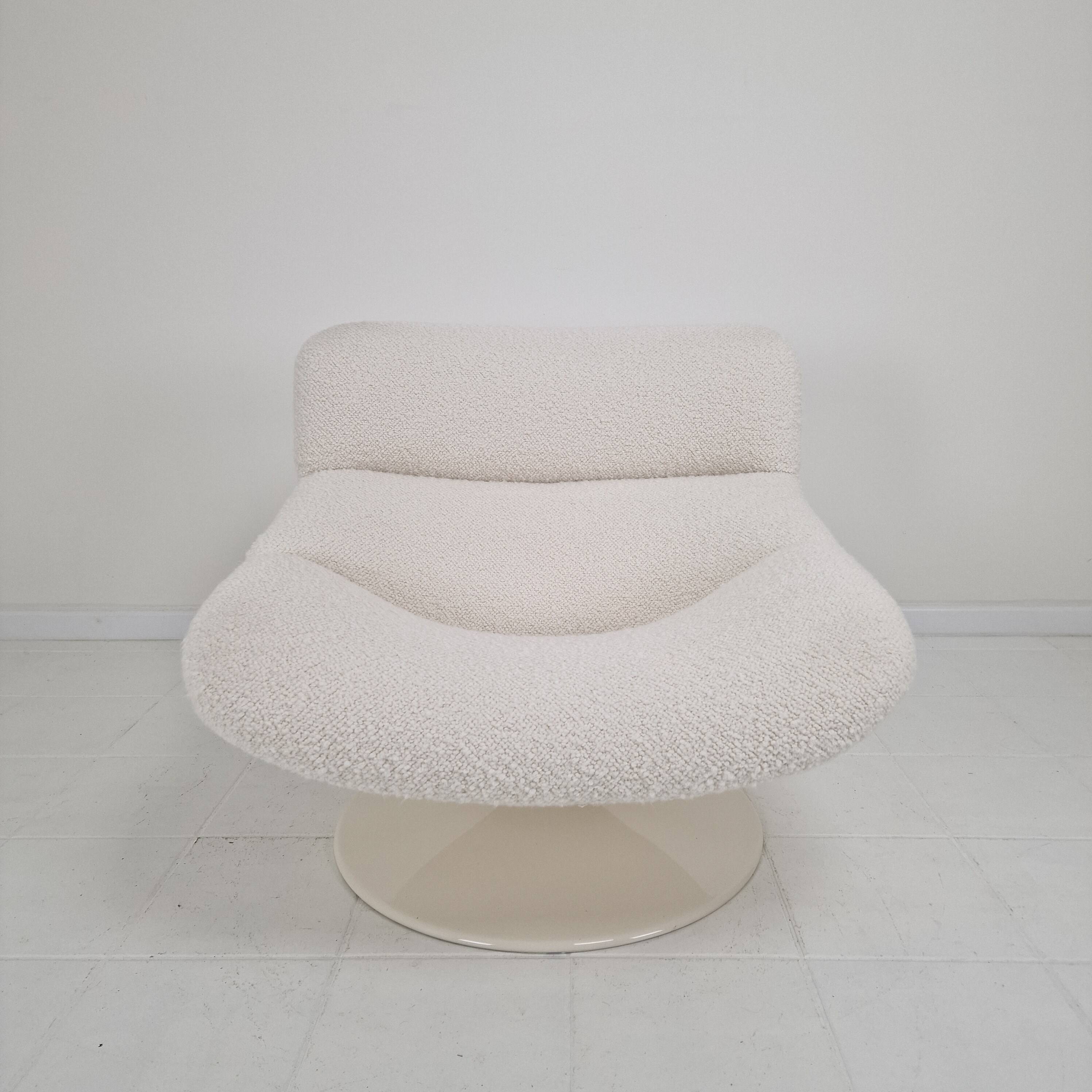 F518 Lounge Chair with Ottoman by Geoffrey Harcourt for Artifort, 1970s