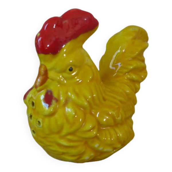 Vintage Salière en forme de poule, poulet sel poivre