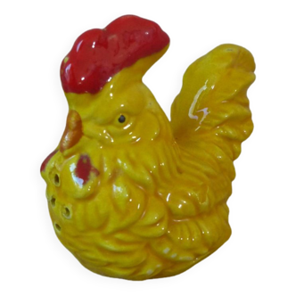 Vintage salt shaker in the shape of a chicken