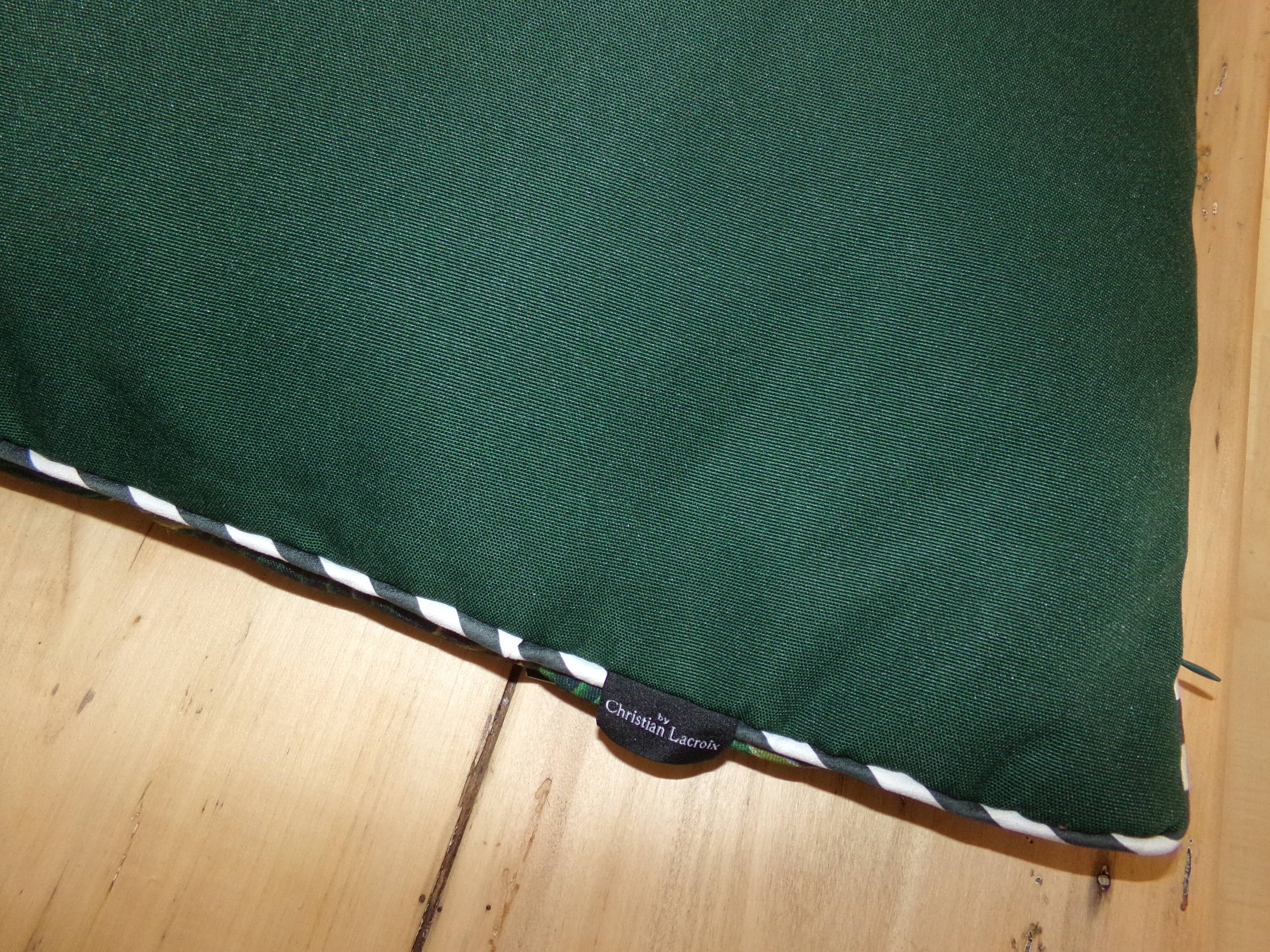 Square cushion outside Christian Lacroix