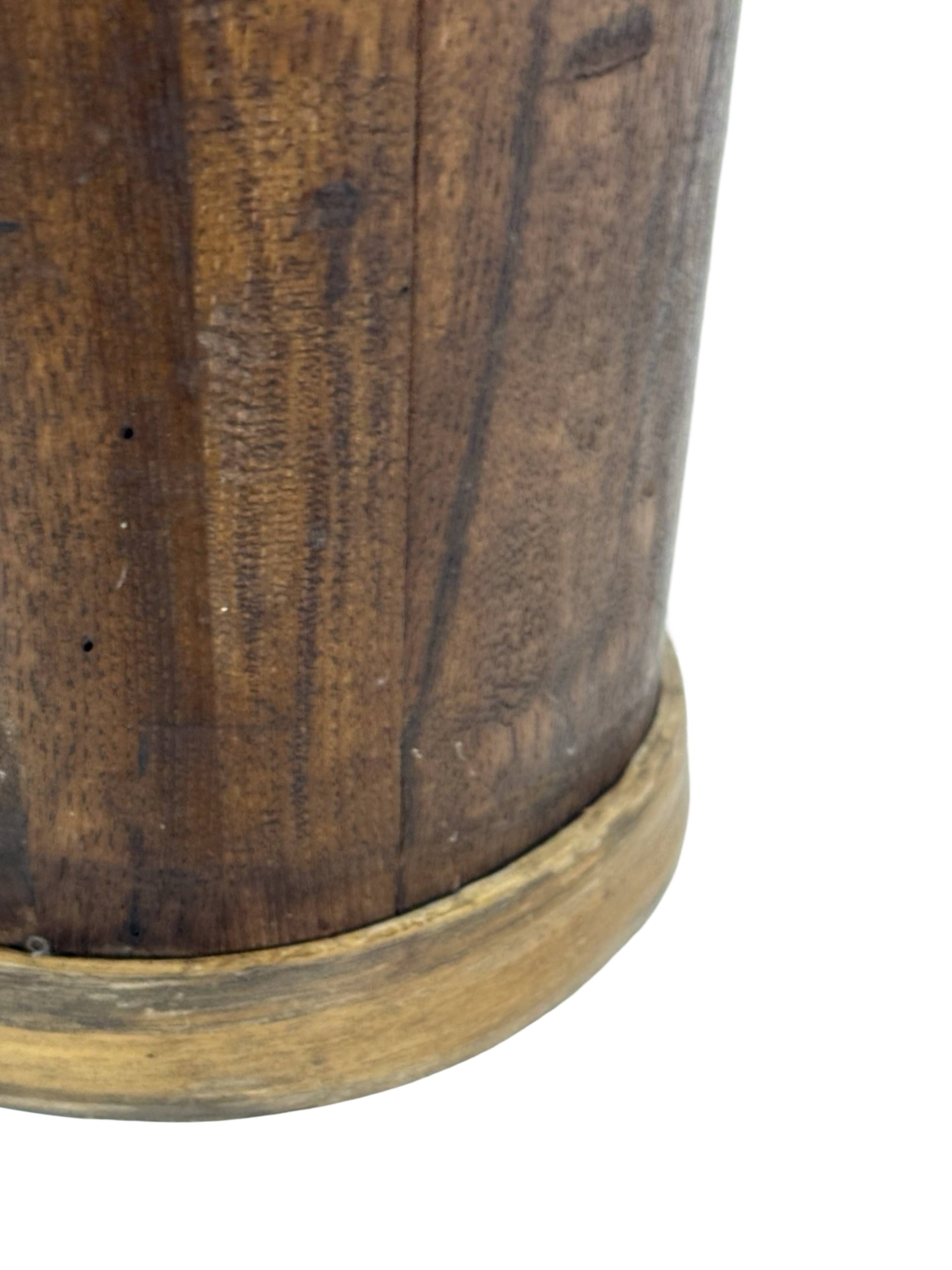Vintage Wooden Umbrella Stand, 1960s minimalist design