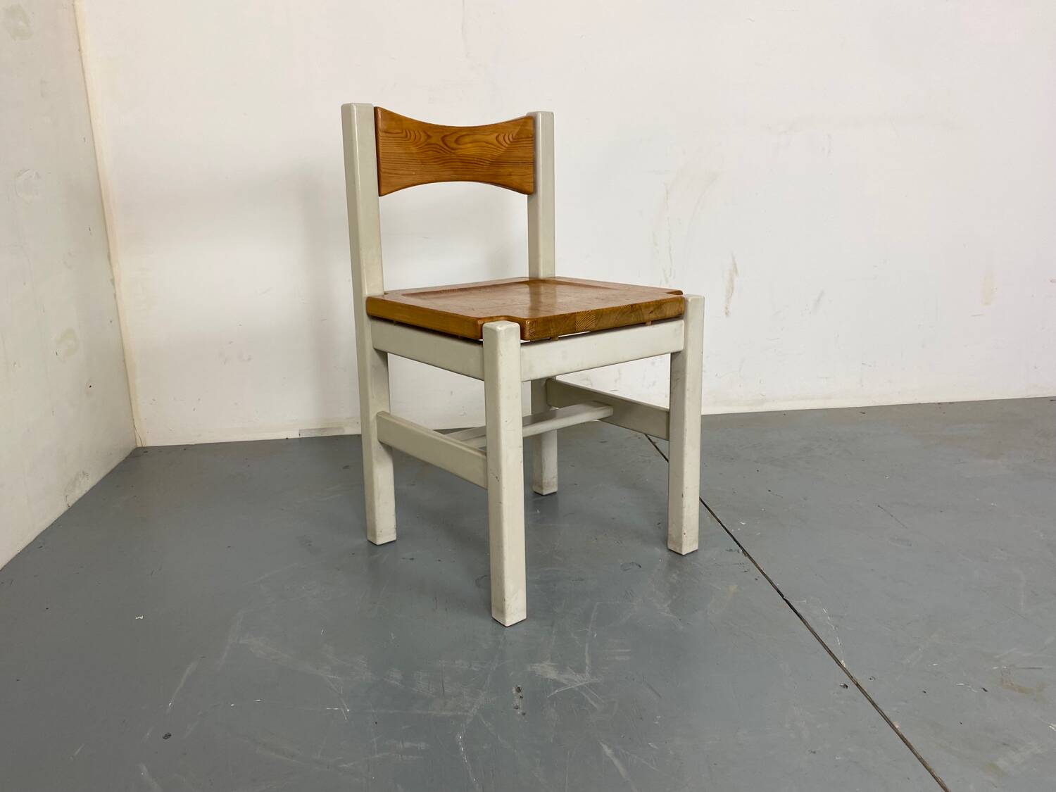 Vintage Scandinavian Pine Dining Side Chair by Ilmari Tapiovaara, 1960s