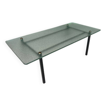 Vintage rectangular coffee table 1950