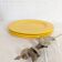 Set of three plates Moulin des Loups yellow sun