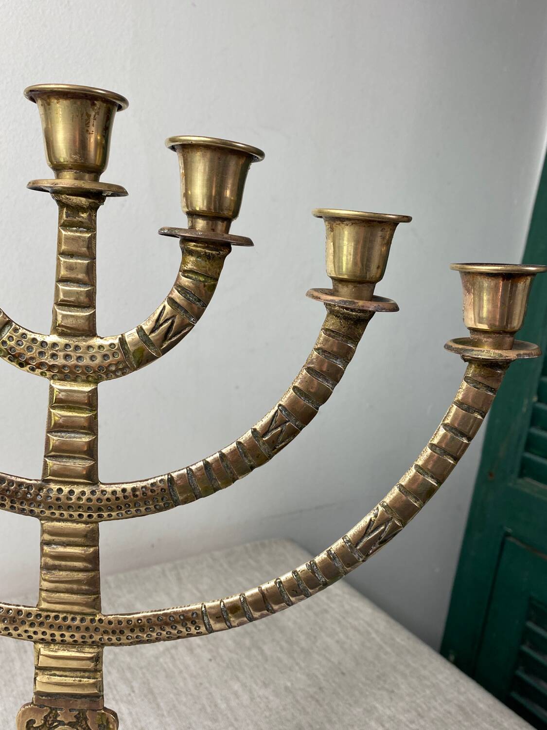 Bougeoir, Menorah à sept branches