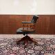 Fauteuil capitaine Chesterfield vert anglais classique