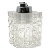 Clear Lucite table lighter, Italy 1970s