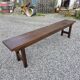 Oak farm bench, 180cm in length.