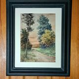 Impressionist watercolour signed Girot - 19th century - French school