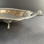 Grand plat corbeille centre de table – Métal Argenté – Roux-Marquiand