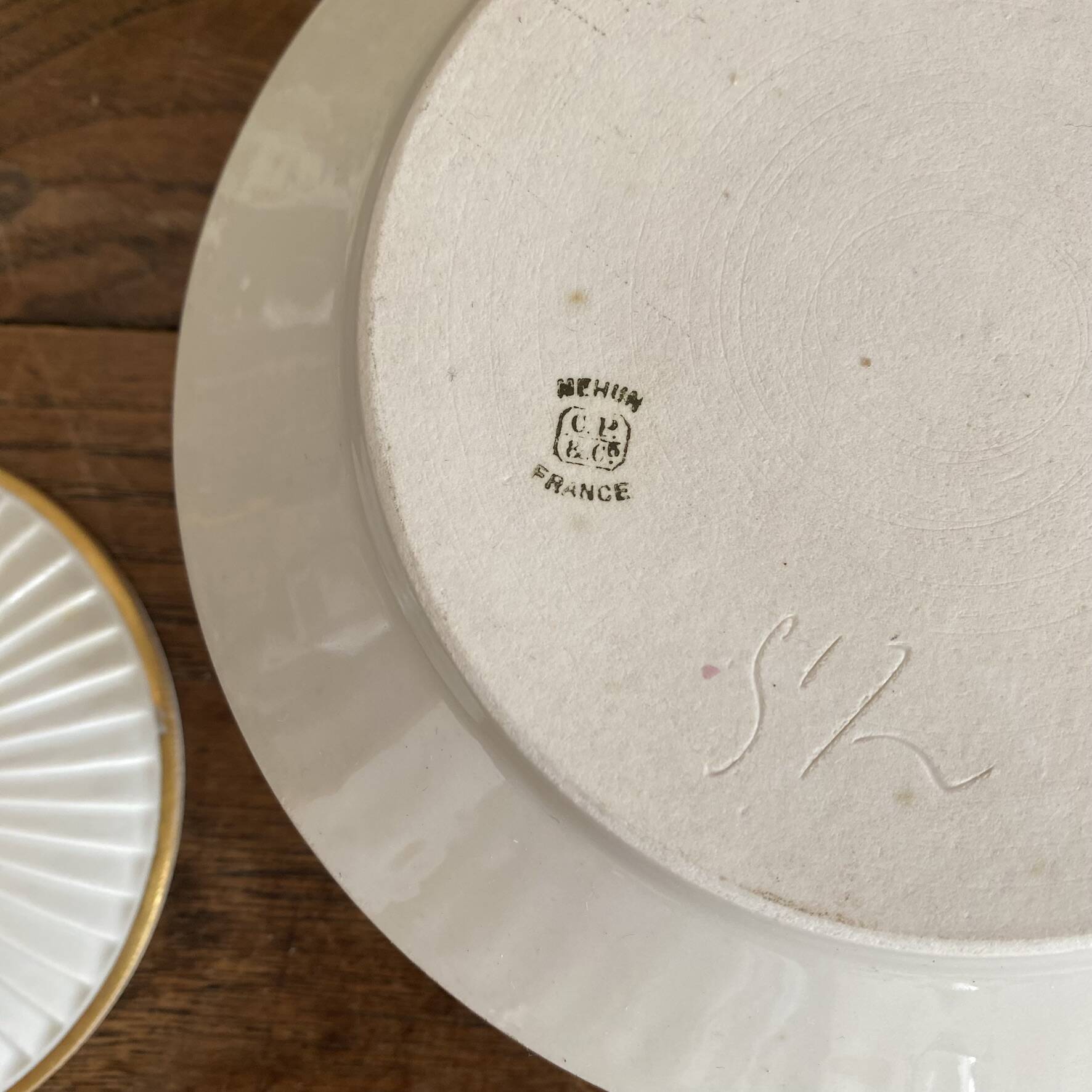 Sucrier en porcelaine fine Mehun