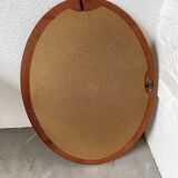 Oval cherry mirror