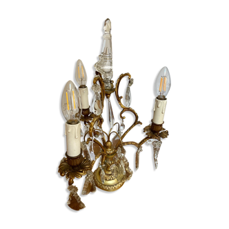 Bronze Girandole with 3 arms of lights
