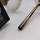 Pair of brass and glass wall lamps