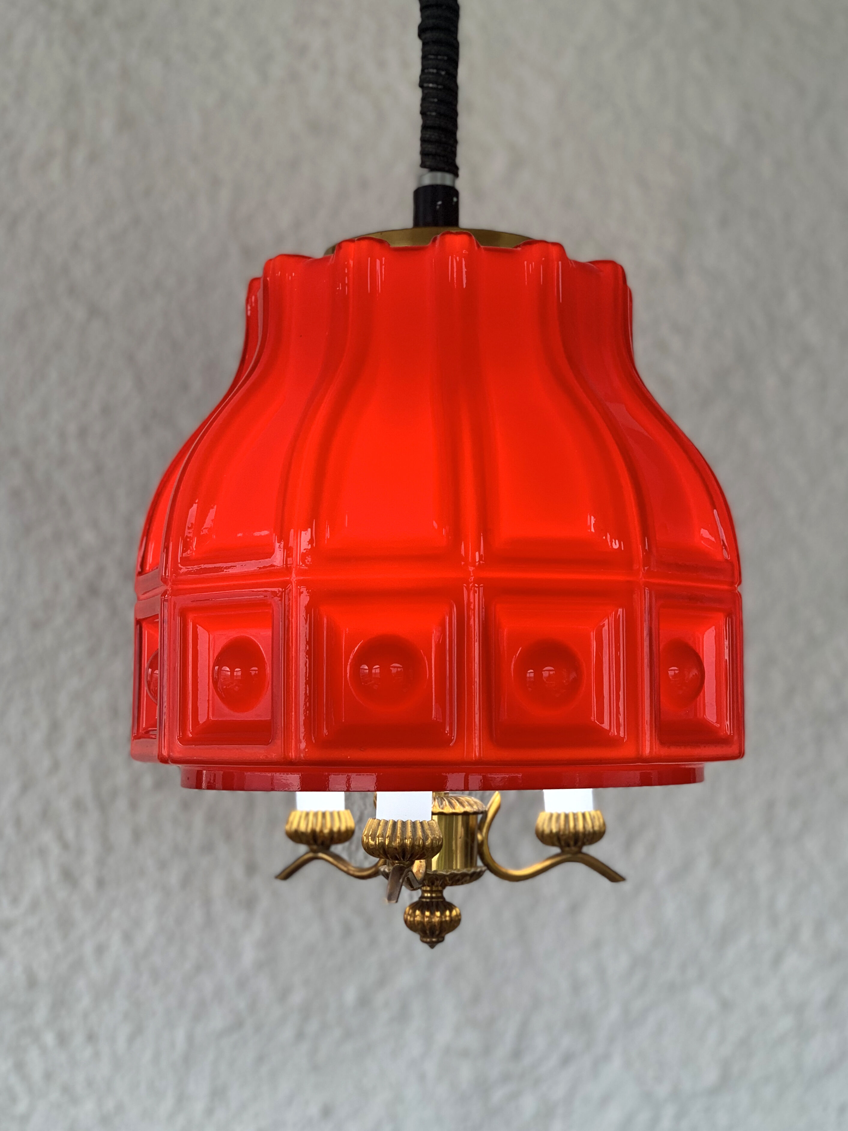 Helena Tynell pendant light for flygsfors Sweden, 1960s