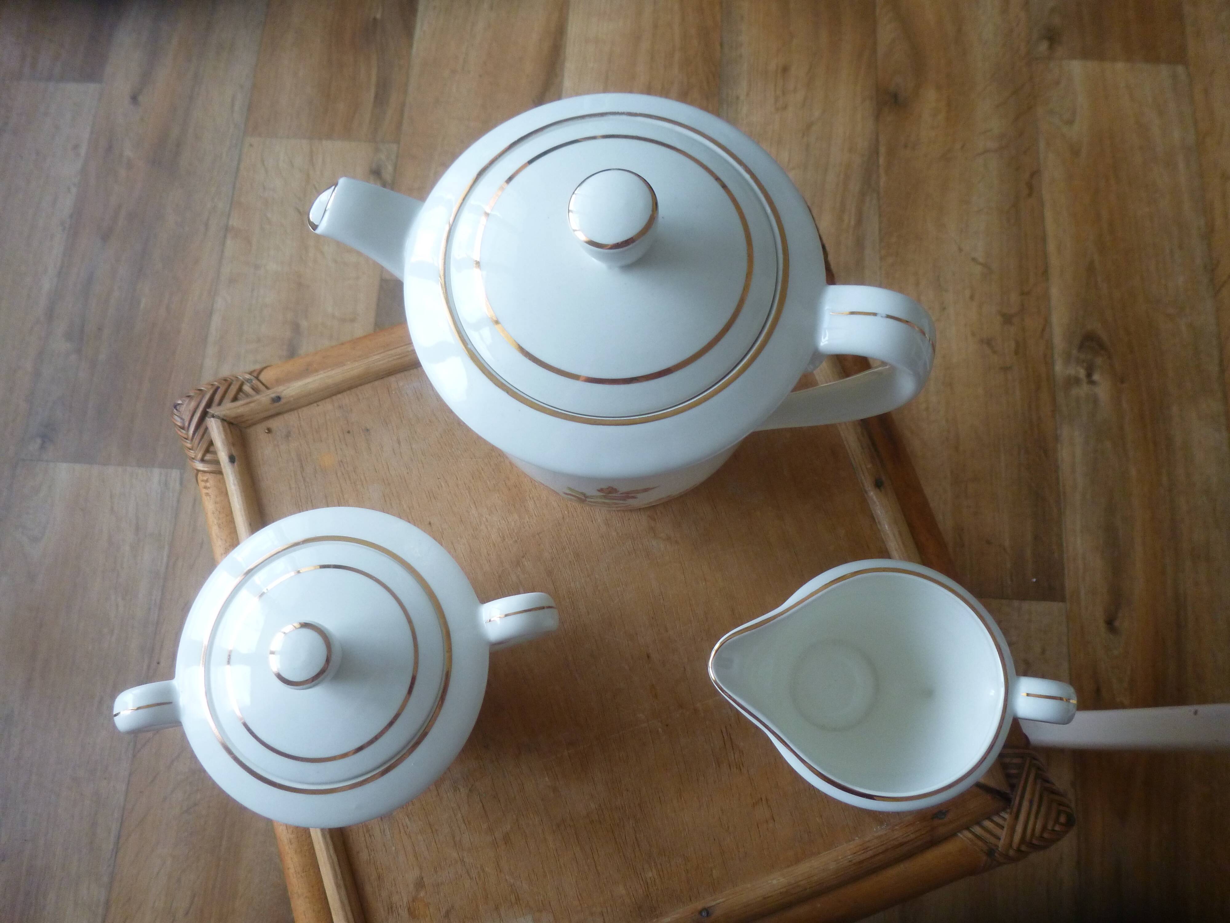 3-piece Gien earthenware service