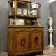 Superb Louis XVI two-body buffet in marquetry and gilded bronzes circa 1880