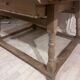 19th-century antique merchant's payment table made of solid wood.