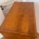 Maple stamped chest of drawers
