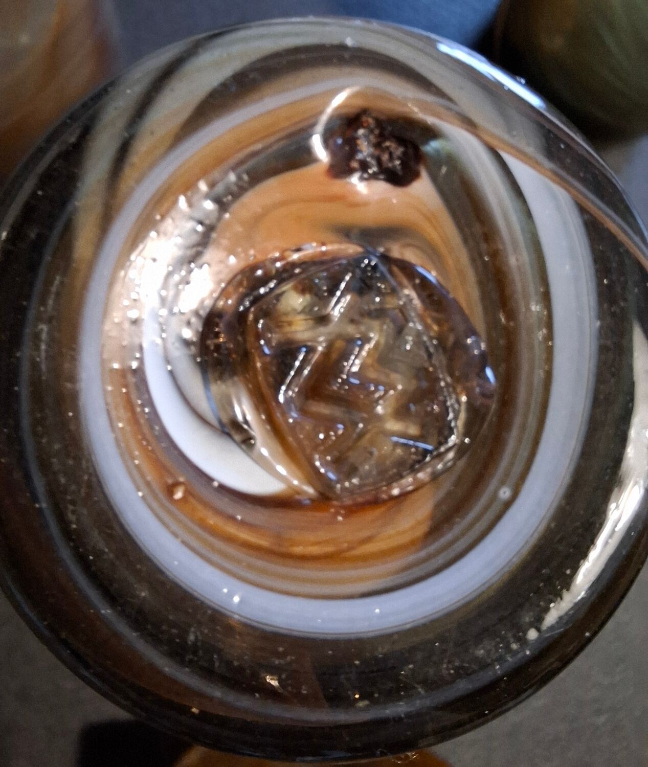 Set of 4 hand-blown glasses