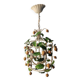 Italian Toleware chandelier from the 1960s