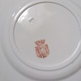 Set of 7 Gien earthenware dessert plates