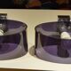 Lot de 2 appliques murales plexiglas