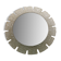 Egon hillebrand round acrylic illuminated mirror with lightening, 1970's germany