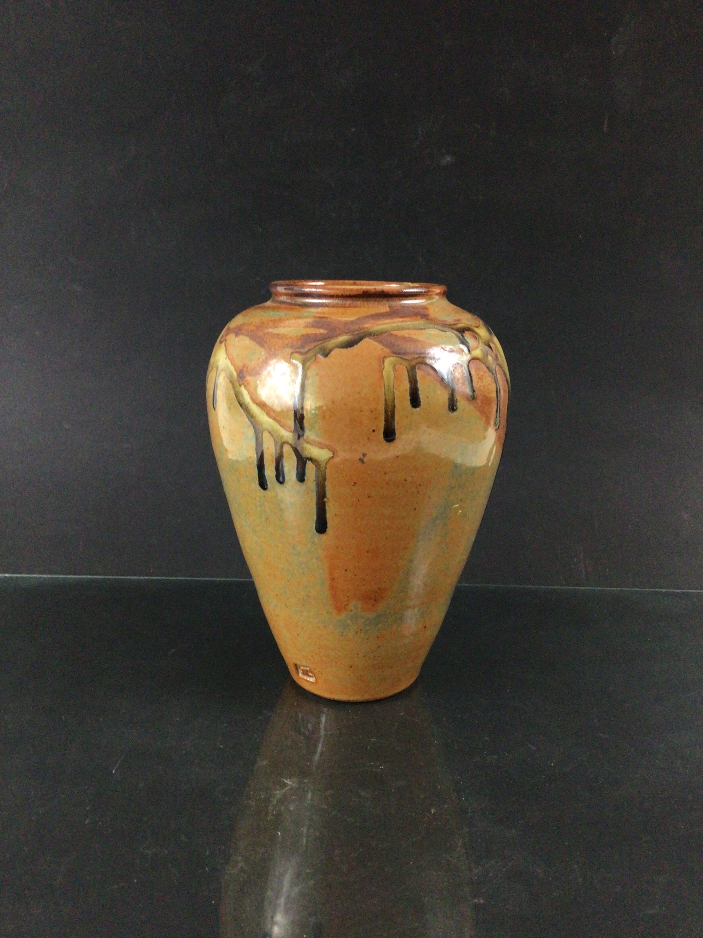 Sandstone vase Puisaye Jean Cacheleux