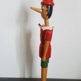 Jouet en bois Pinocchio vintage