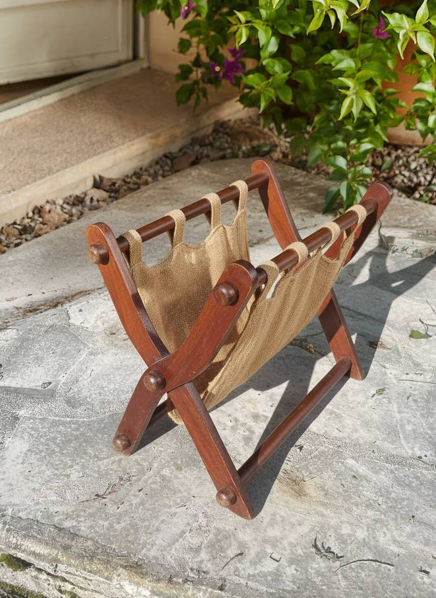 Vintage magazine rack