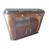 Buffet 1930 in rosewood and Portor marble