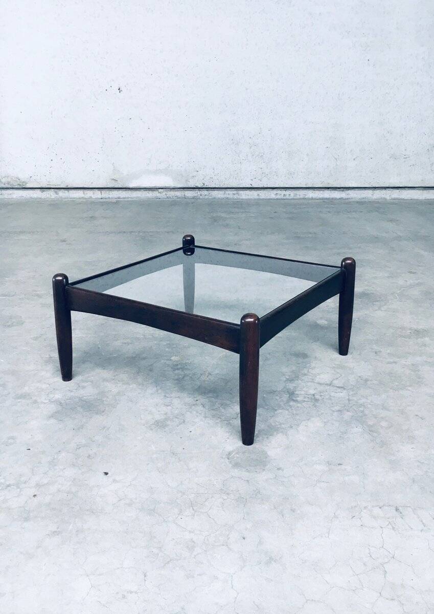 Mid-Century Modern Design Low Side Table Set, Sweden, 1960s, Set of 2