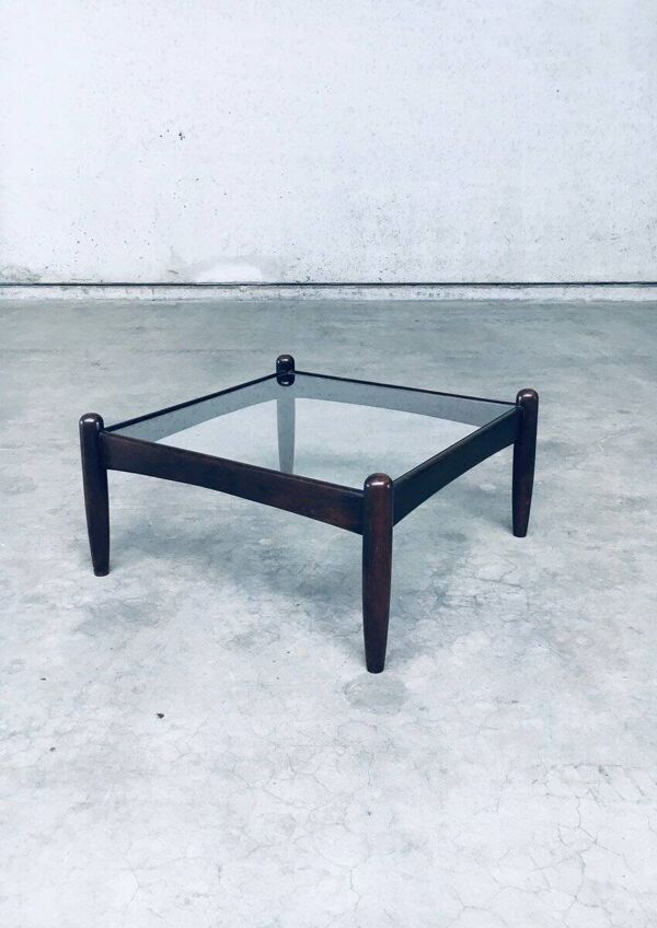 Mid-Century Modern Design Low Side Table Set, Sweden, 1960s, Set of 2