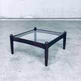 Mid-Century Modern Design Low Side Table Set, Sweden, 1960s, Set of 2