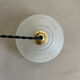 Small Art Deco glass pendant light