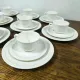 Set of 9 Villeroy and Boch Cortina mugs.