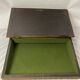 Old wooden writing board over leather early twentieth century
